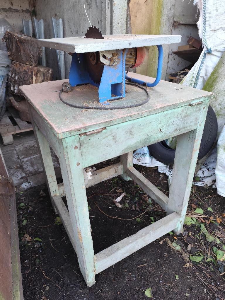Vintage zaagtafel, Doe-het-zelf en Bouw, Ophalen, Gebruikt