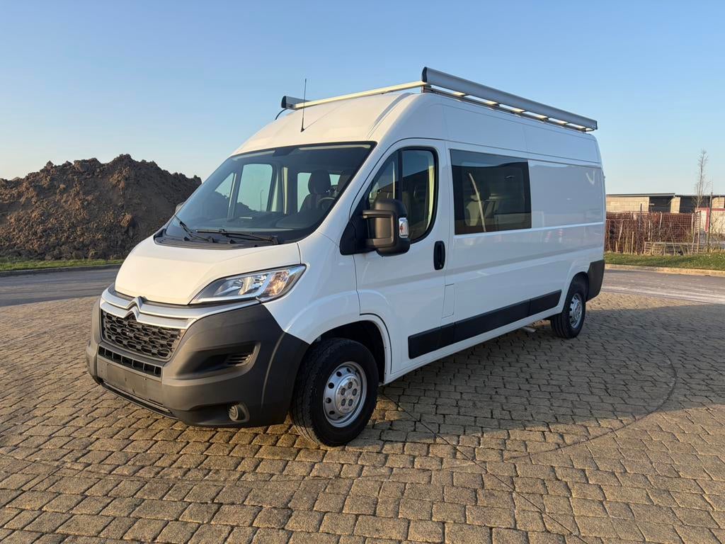 Citroën Jumper L3H2 dubb. cab. / 2.2 140cv / 18586,78 € ex, Auto's, Voorwielaandrijving, Stof, 4 cilinders, Citroën