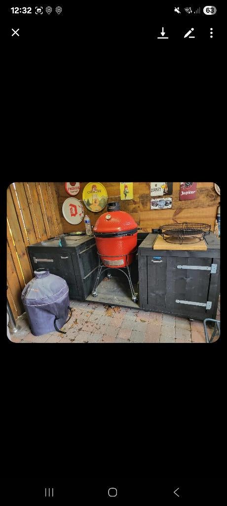 Meubles pour barbecues/grils pour barbecue, Enlèvement, Utilisé