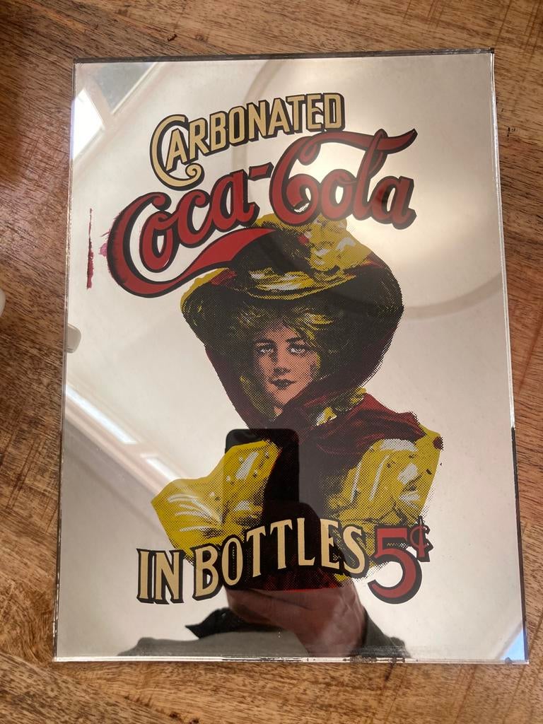 Coca cola spiegel, Verzamelen, Ophalen of Verzenden, Zo goed als nieuw