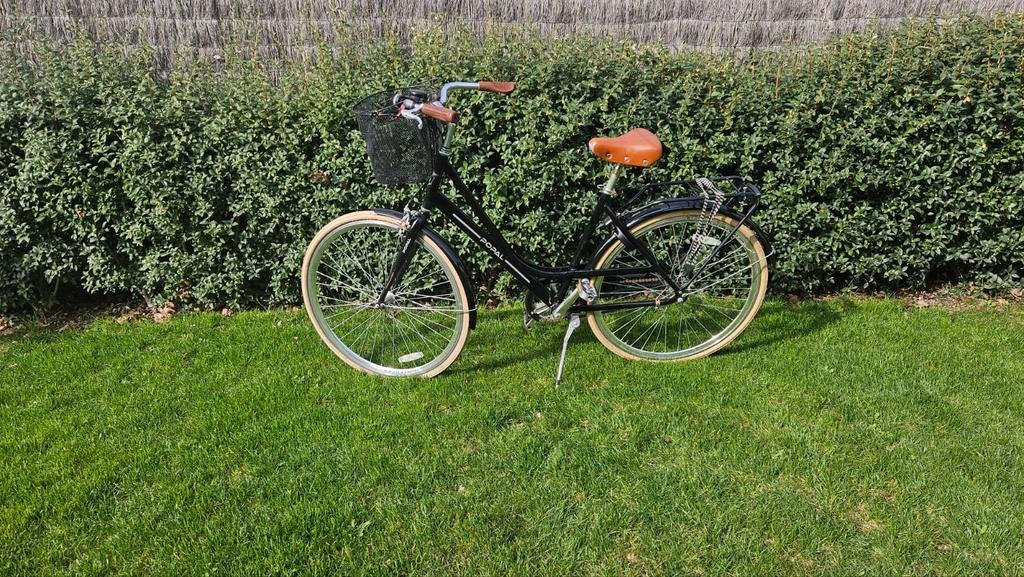 Retro fiets  zwart, Ophalen, Versnellingen