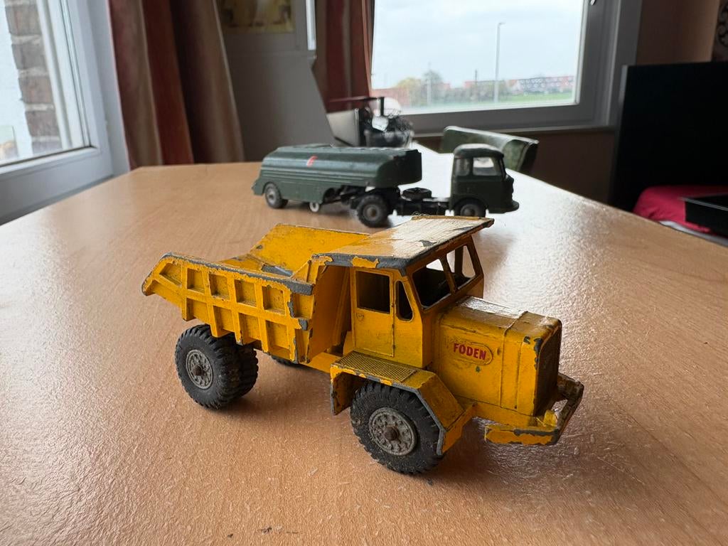 Matchbox Foden dumper truck, Hobby en Vrije tijd, Modelauto's | 1:32, Ophalen, Gebruikt