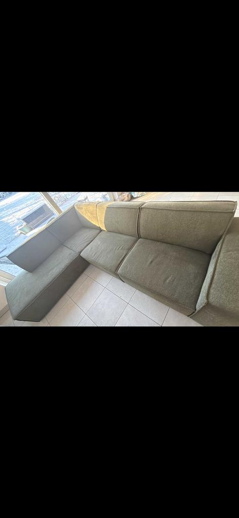 Siège d'angle vert, Maison & Meubles, Enlèvement, Utilisé