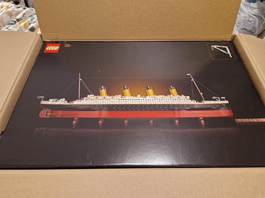 Lego titanic, Ophalen of Verzenden, Zo goed als nieuw