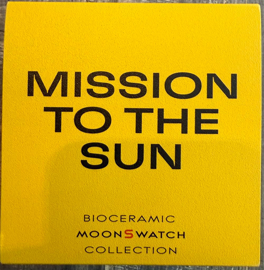 Omega Swatch Mission to the Sun neuve stickers, Enlèvement, Comme neuf