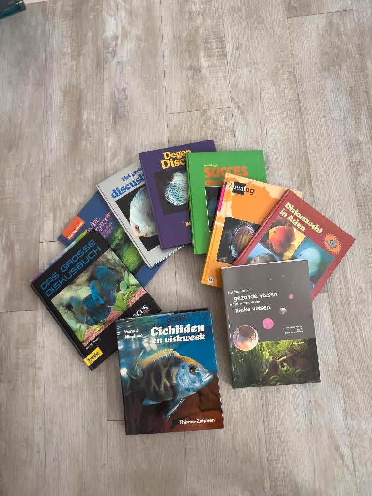 Discus en cichliden boeken, Enlèvement, Utilisé, Poissons