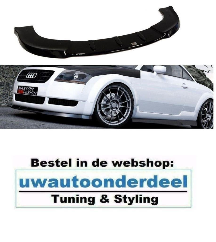 Maxton Design Spoiler Splitter Lip Geschkt Voor Audi TT 8N M, Envoi