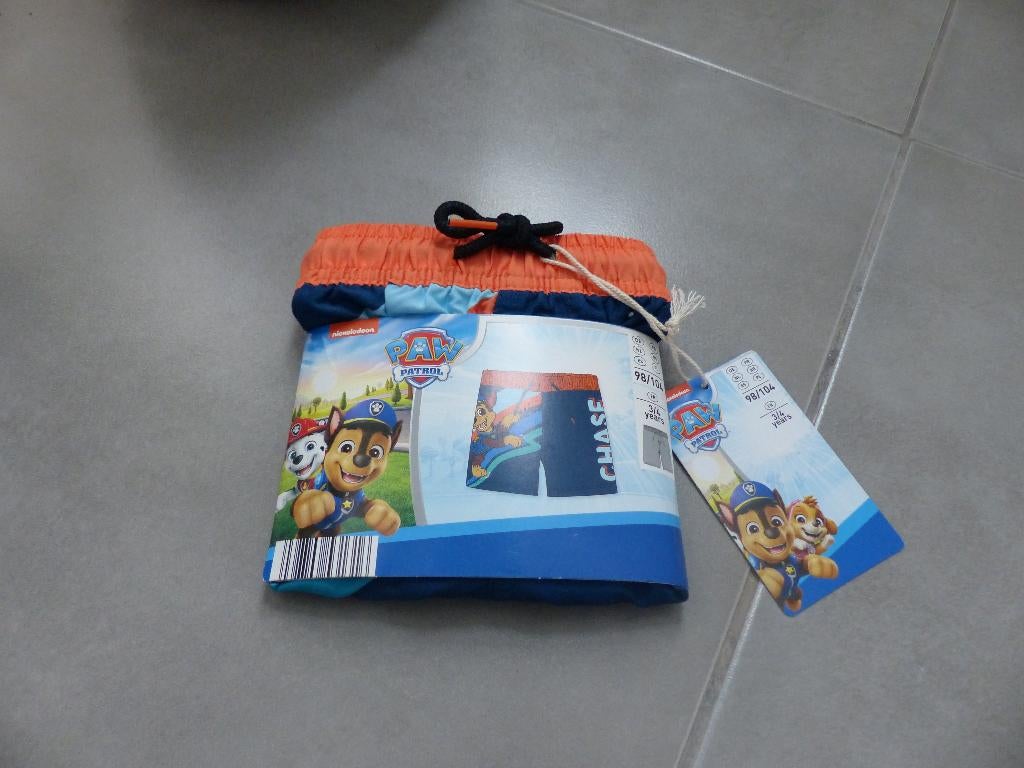 Zwemshort Paw Patrol jongen - maat 98/104, Sport- of Zwemkleding, Ophalen of Verzenden, Zo goed als nieuw, Paw Patrol