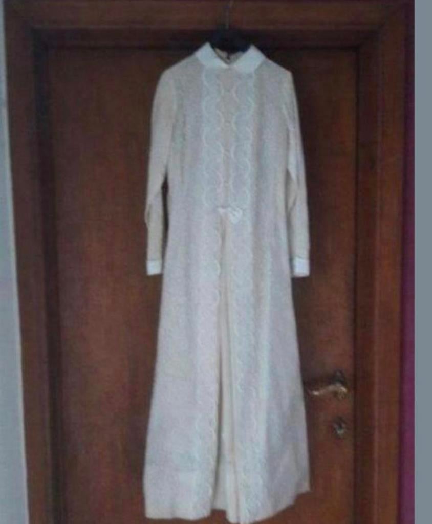 Robe de communion vintage fille, Enfants & Bébés, Enlèvement ou Envoi, Utilisé, Fille, Sans marque