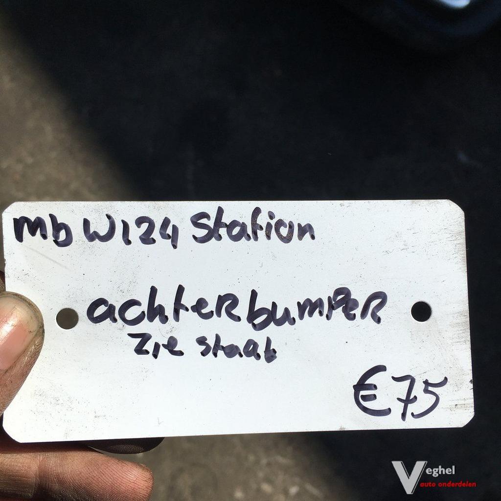 Mercedes W124 Station Achterbumper, Ophalen, Gebruikt, -, -