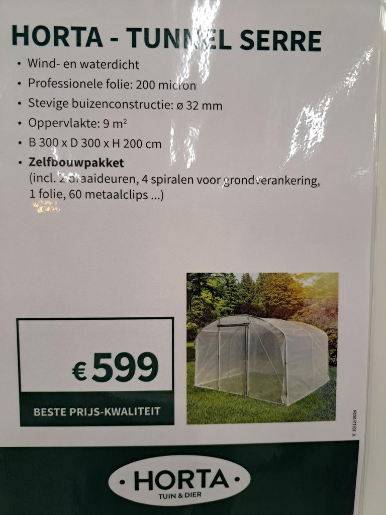 Tunnelserre - filclair, Tuin en Terras, Ophalen