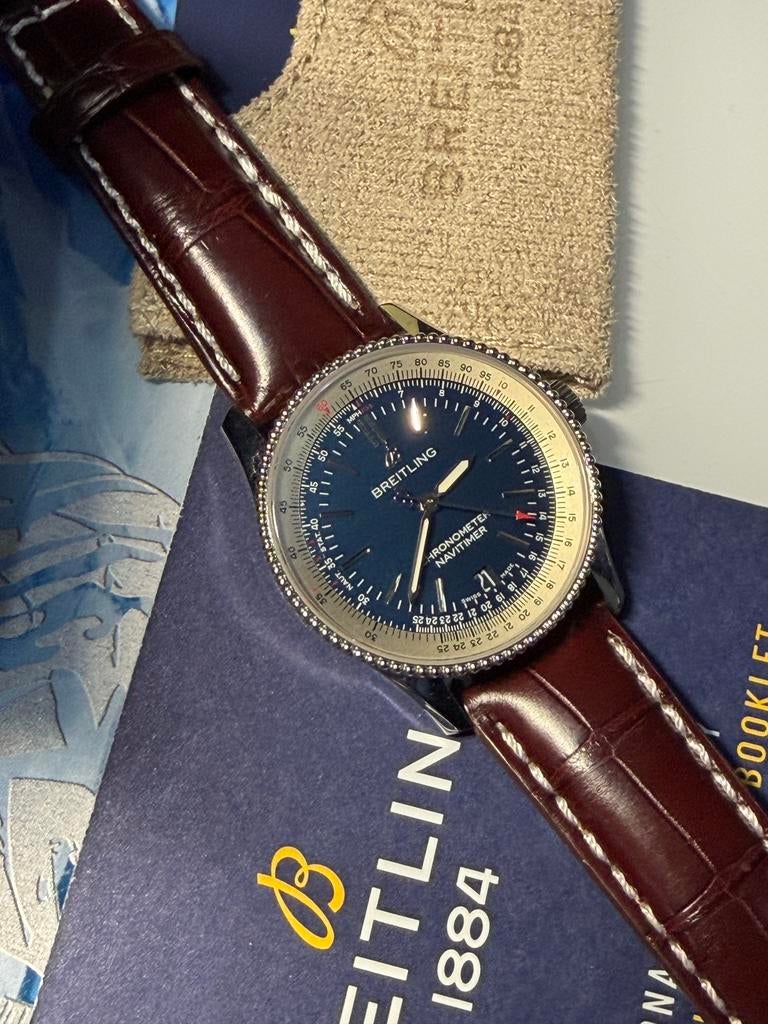 Breitling Navitimer 38mm A17325211C1P2, Enlèvement, Comme neuf, Breitling