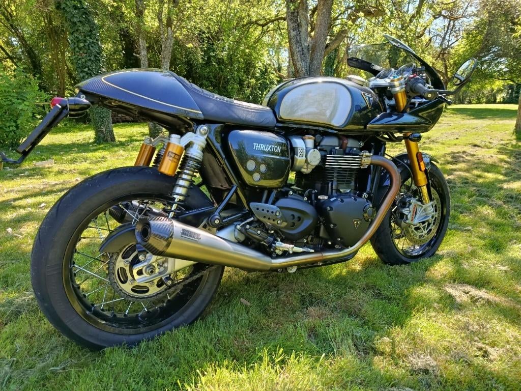 moto triumph thruxton, Motos, Motos | Triumph, Plus de 35 kW, Contrôle de traction, 2 cylindres, 1200 cm³
