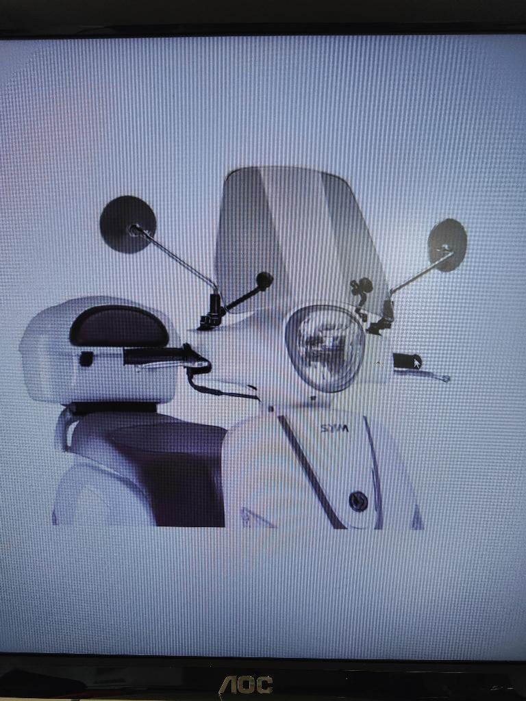 Puig Windscherm Fiddle II en III Transparant 50/125/200, Fietsen en Brommers, Nieuw, Ophalen of Verzenden, Klasse B (45 km/u)