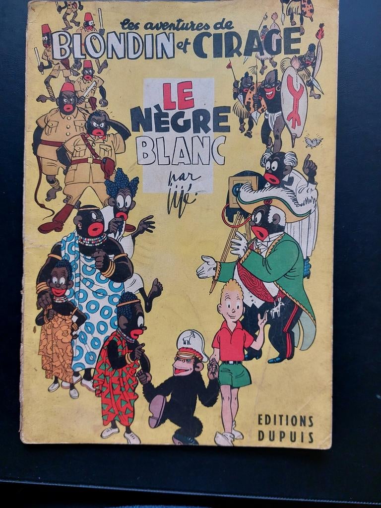 BLONDIN ET CIRAGE 1952 EO le nègre blanc correct, Livres, Enlèvement ou Envoi