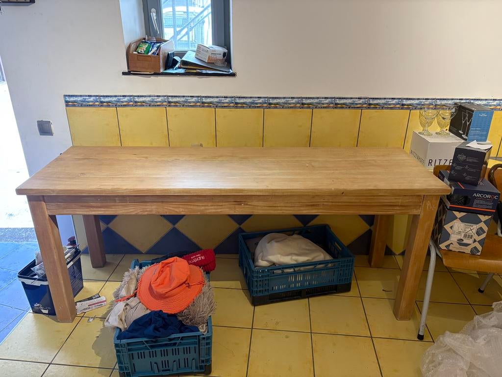 Table dalle a manger, Maison & Meubles, 150 à 200 cm, Cinq personnes ou plus, Comme neuf, Enlèvement