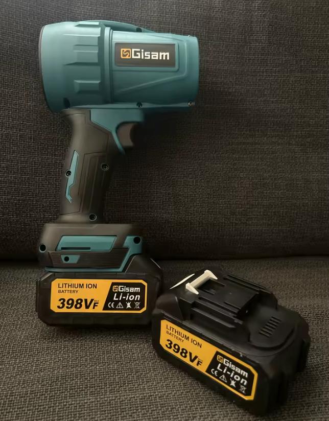 Souffleur d’air turbo sans fil puissant et portable, Envoi, Neuf, Batterie, Porté à la main