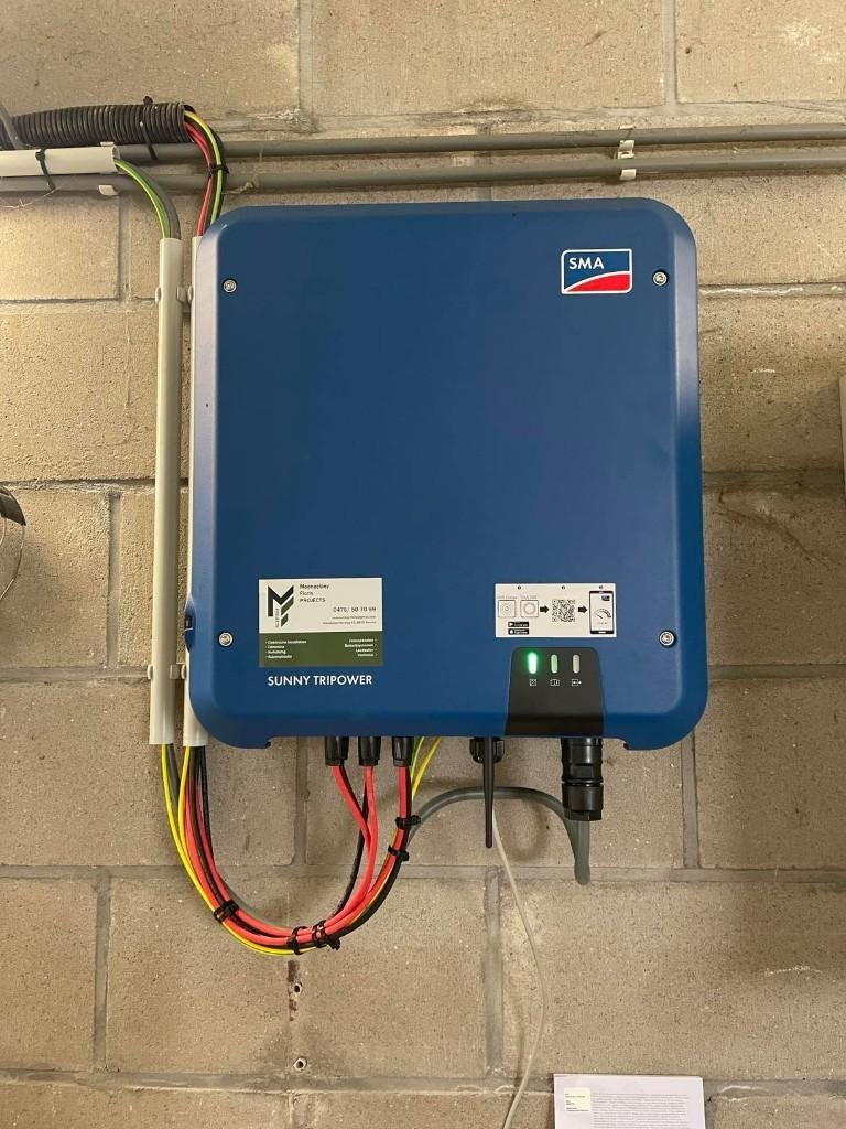 Nieuwe omvormers SMA, Ophalen, Nieuw