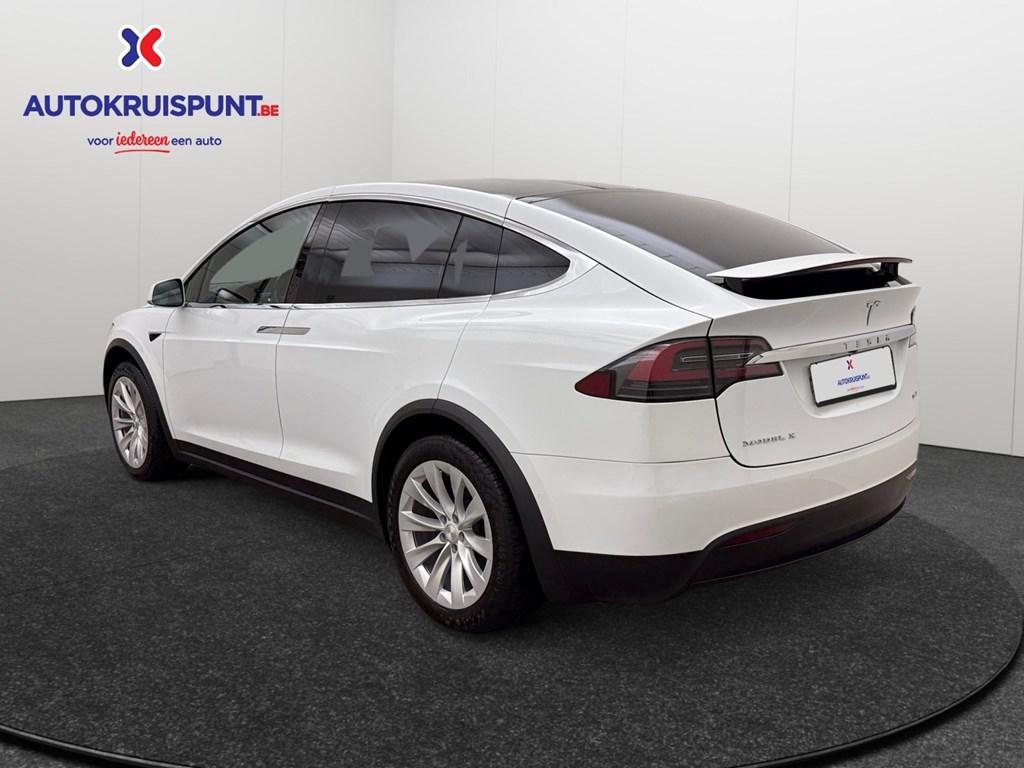 Tesla Model X 100D GPS Camera Dig.Airco, Auto's, Tesla, Automaat, Wit, Elektrisch, 5 zetels