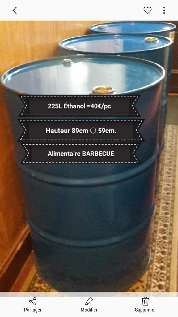 Vaten van PVC en IJZER - PVC-vaten 10-20-25-30L PVC-blikken, Tuin en Terras, Regentonnen, Ophalen of Verzenden, Zo goed als nieuw