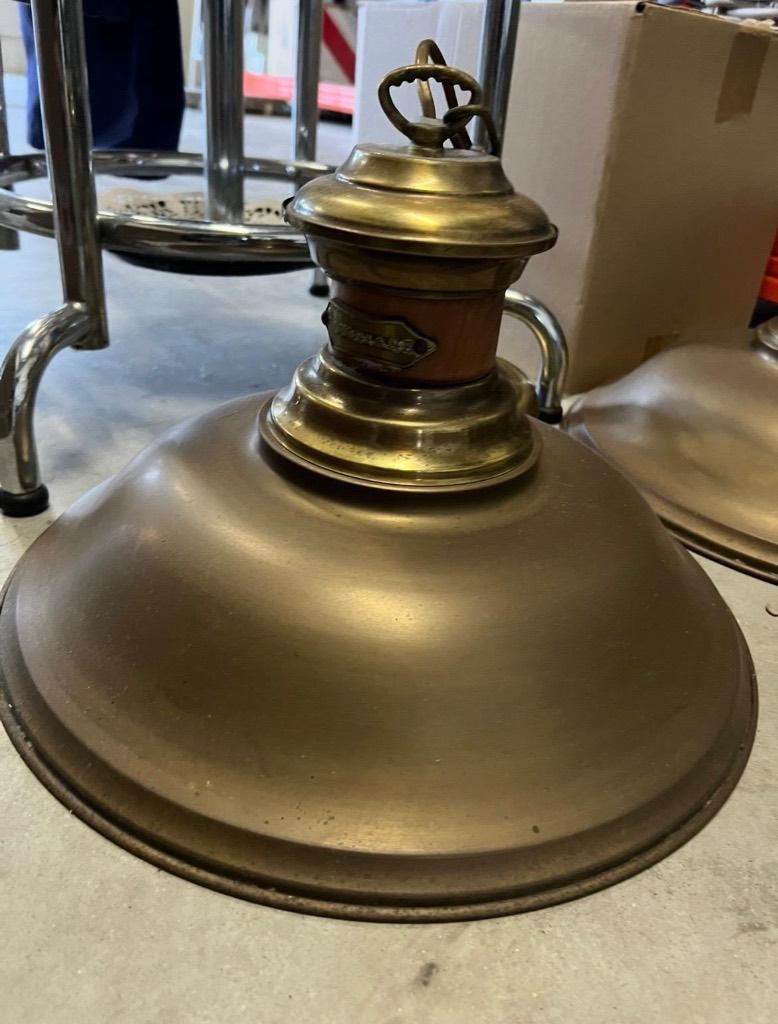 Koperen lusters/ luchters, Huis en Inrichting, Ophalen, Gebruikt, Hout, Landelijk