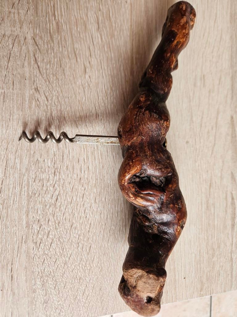 Tire bouchon en cèpe de vigne, Enlèvement, Comme neuf