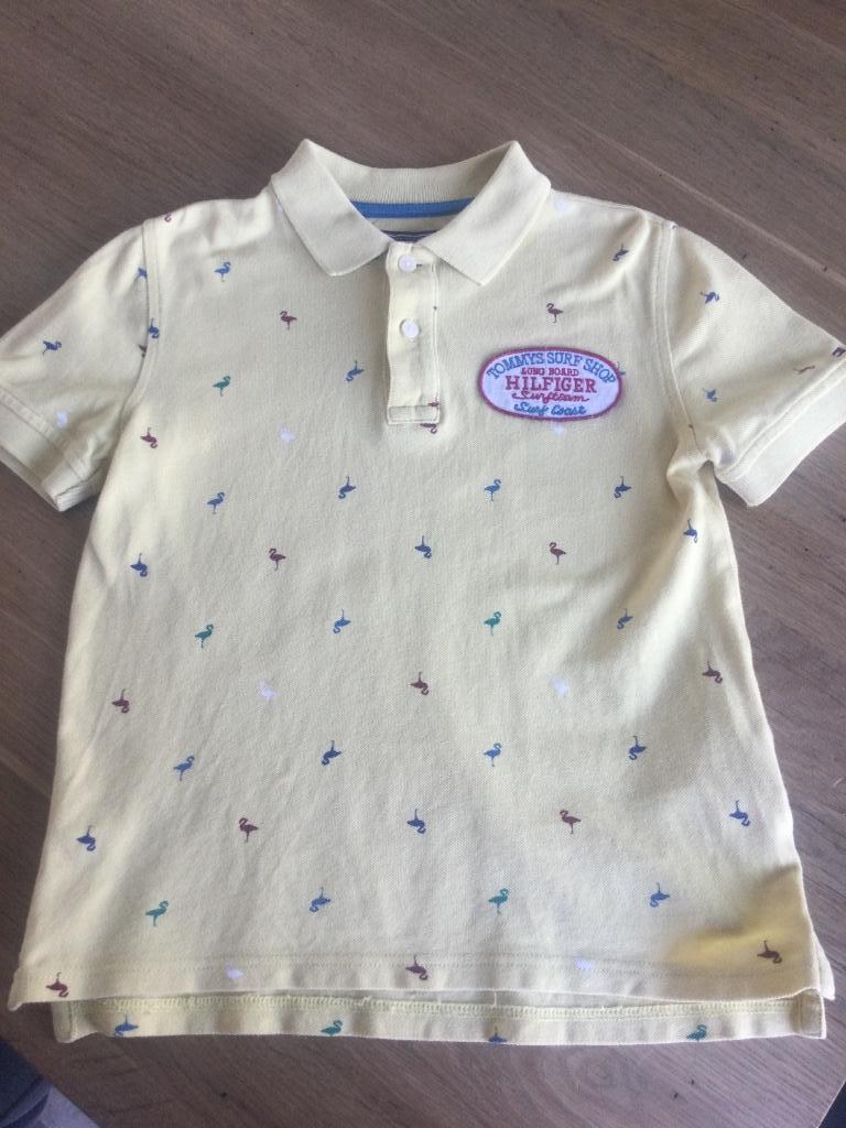 Polo Tommy Hilfiger 140, Kinderen en Baby's, Kinderkleding | Maat 140, Gebruikt, Ophalen of Verzenden, Tommy Hilfiger, Shirt of Longsleeve