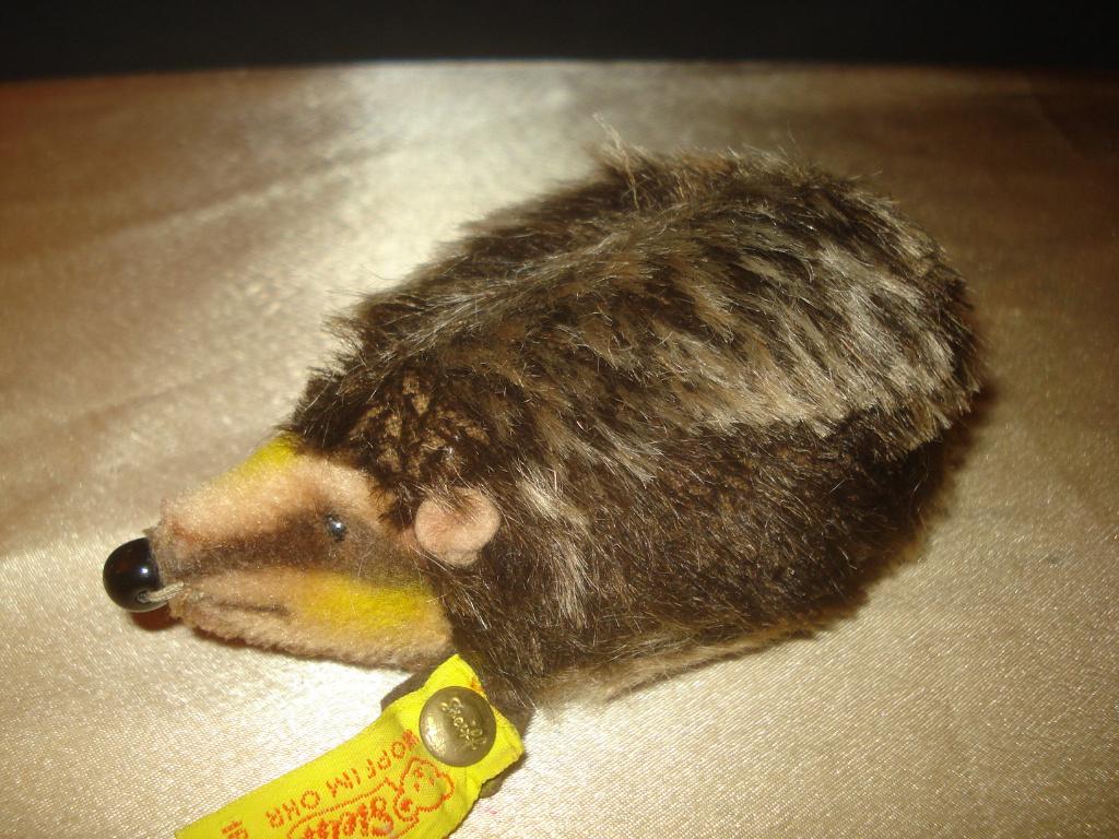 STEIFF Ancien Hérisson 12 cm Long Années 60-70 Très Bon Etat, Collections, Ours & Peluches, Enlèvement ou Envoi, Comme neuf, Autres types