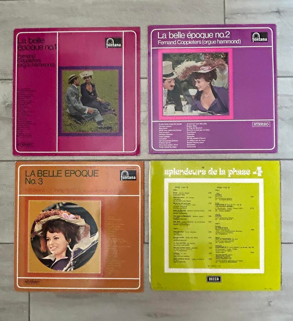 4 vinyl LP’s La Belle Epoque, Ophalen of Verzenden, Gebruikt, 12 inch