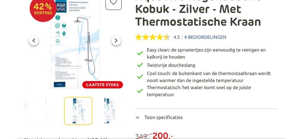 Douche, Enlèvement, Neuf, Chrome, Douche