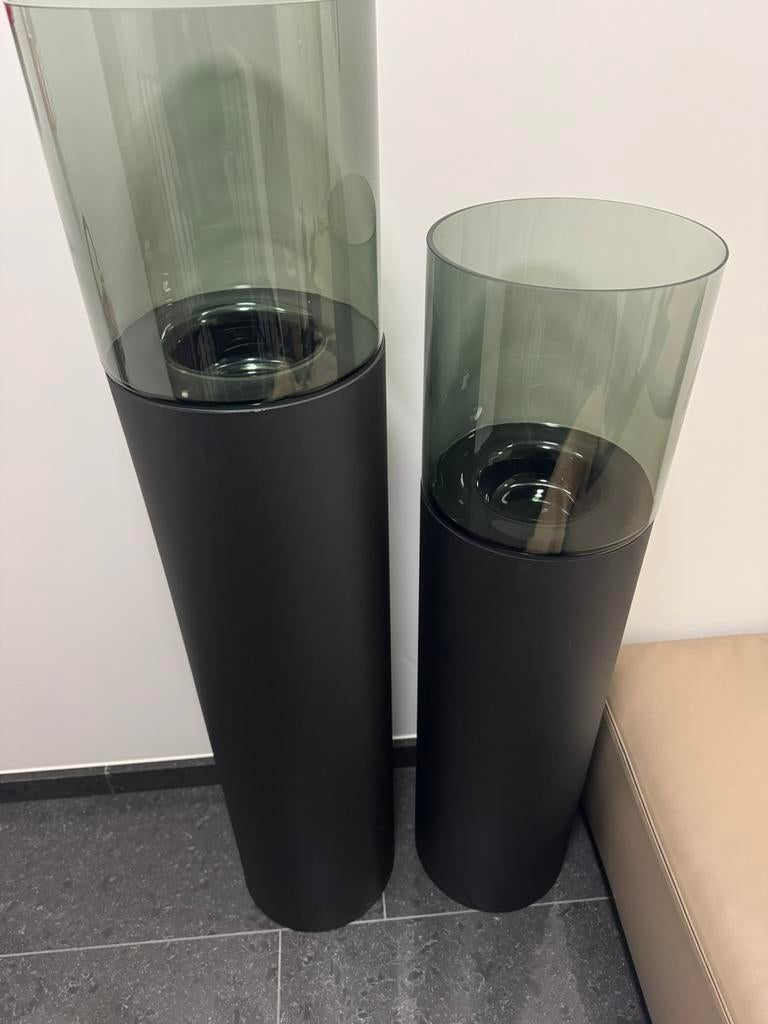 Grande colonne en verre foncé, Maison & Meubles, Enlèvement, Comme neuf, Verre