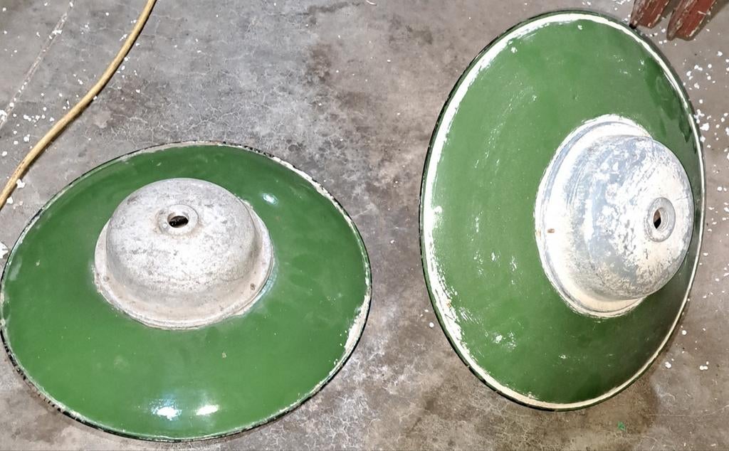 Lamp lampen industriele emaille fabriekslampen, Ophalen