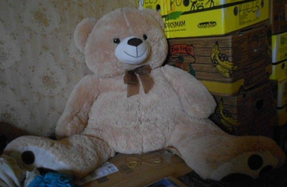 Pluche grote teddybeer 1m20, Kinderen en Baby's, Speelgoed | Knuffels en Pluche, Ophalen of Verzenden