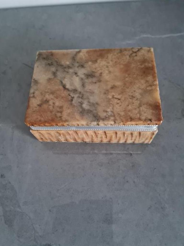 marmeren sieradendoos,juwelenkistje, Ophalen of Verzenden