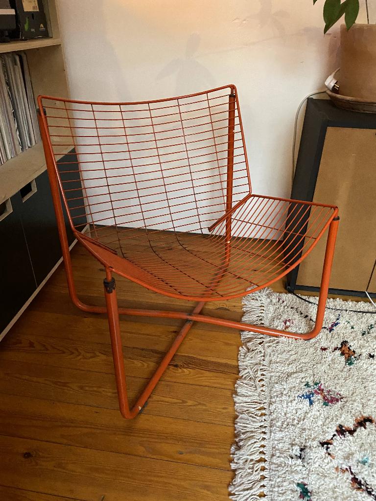 IKEA Jarpen armchair (Niels Gammelgaard, 1983), Gebruikt, 75 tot 100 cm, 75 tot 100 cm, Metaal