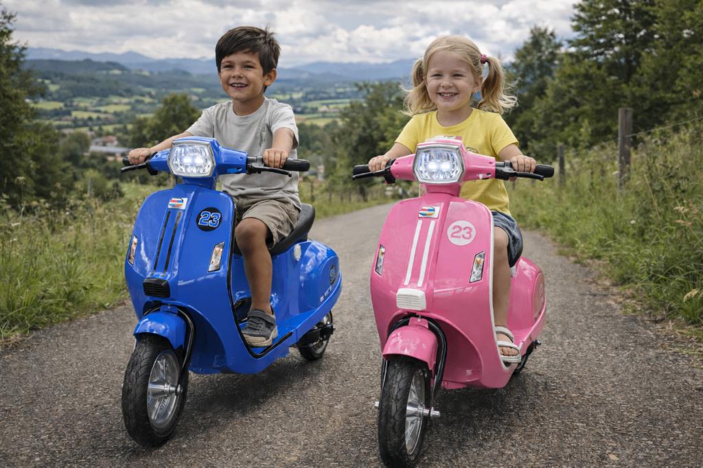 Kinder Scooter 24 volt - tot 23km - leren zit - verlichting, Ophalen of Verzenden, Nieuw