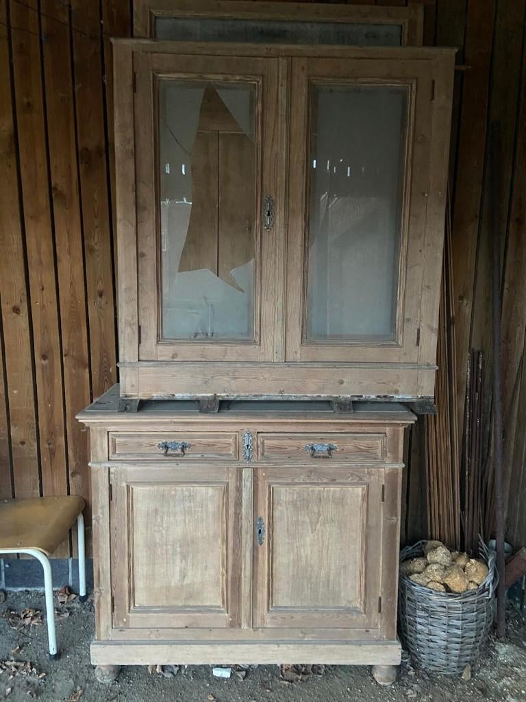 Houten buffetkast, Antiek en Kunst, Antiek | Meubels | Kasten, Ophalen