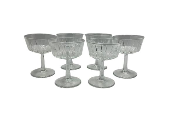 Champagnecoupes Luminarc (Cut Crystal), Keukies Shop, Overige typen, Zo goed als nieuw, Info@keukiesshop.com