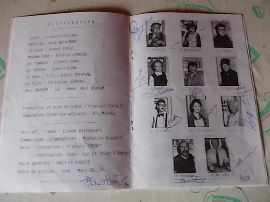 Livret "Li Vî Bleû" avec signatures, Enlèvement ou Envoi, Utilisé