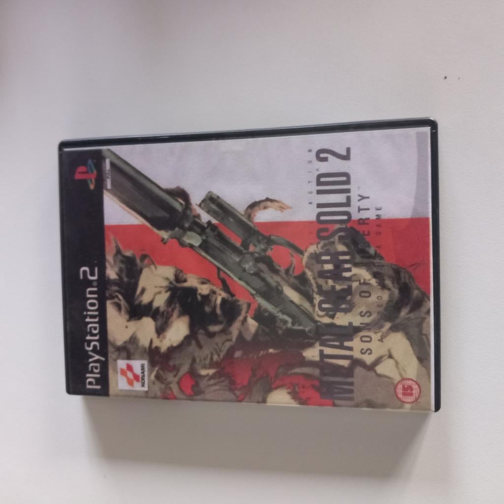 Metal Gear Solid 2 pour Playstation 2, Consoles de jeu & Jeux vidéo, Enlèvement ou Envoi, Comme neuf