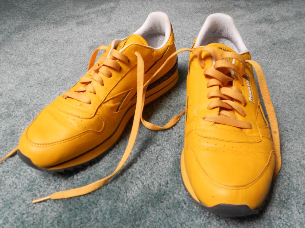 Skets Reebok cuir jaune 44, Enlèvement ou Envoi, Autres couleurs, Reebok, Porté