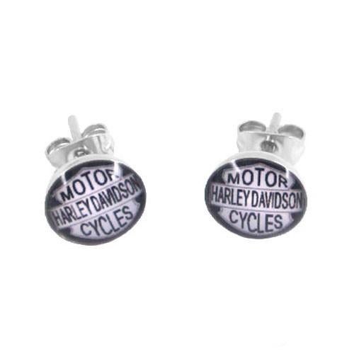Boucles d'oreilles acier Harley Davidson look vintage, Bijoux, Sacs & Beauté, Enlèvement ou Envoi, Neuf