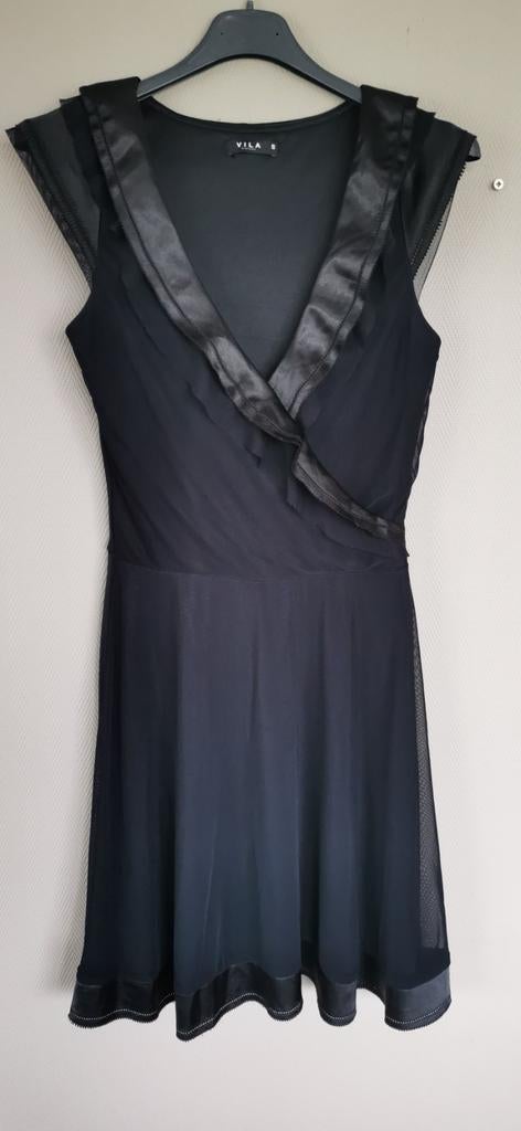 Zwarte nieuwe jurk Vila maat S, Galajurk, Zwart, Vila, Nieuw