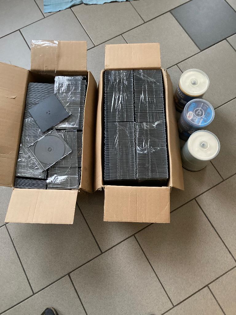 Lege cd en doosjes in Nieuwstaat., Enlèvement, Comme neuf, Cd