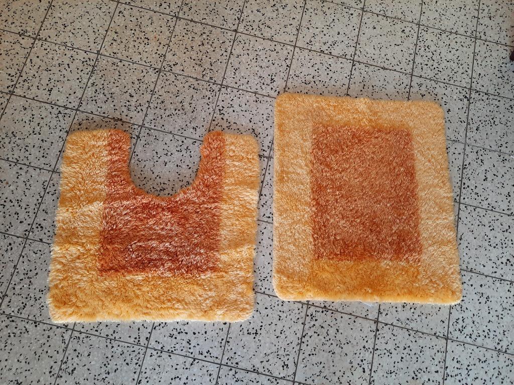 VINTAGE set wc- tapijtjes, Maison & Meubles, Enlèvement ou Envoi, Vintage, 50 à 100 cm, Comme neuf