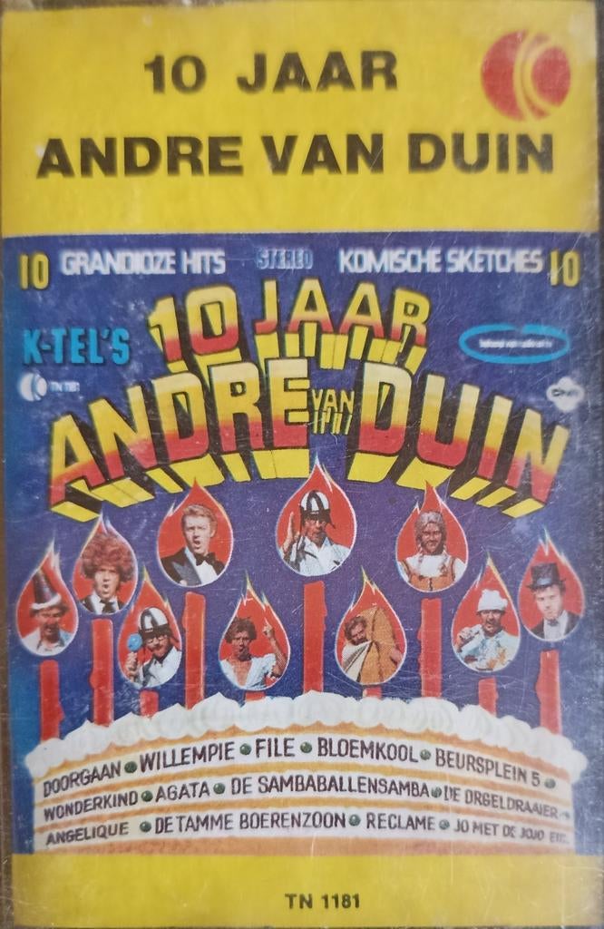 Muziek cassette Andre van Duin, Ophalen of Verzenden, Zo goed als nieuw