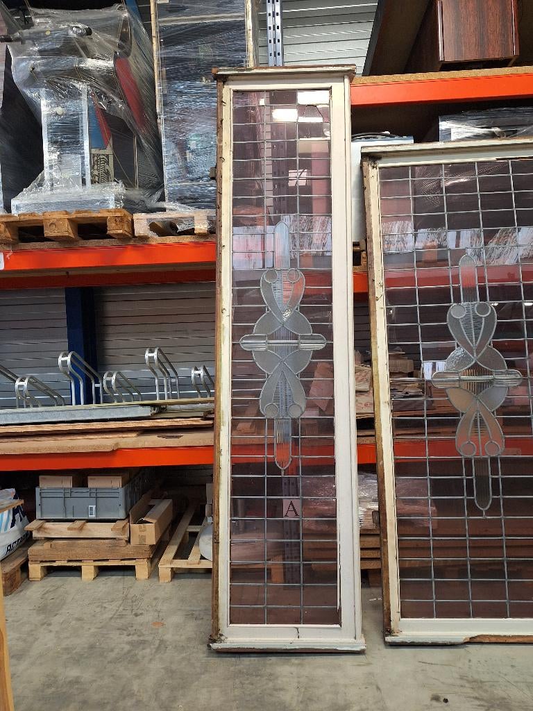 zeer mooi glaswerk in lood, Antiek en Kunst, Antiek | Glaswerk en Kristal, Ophalen