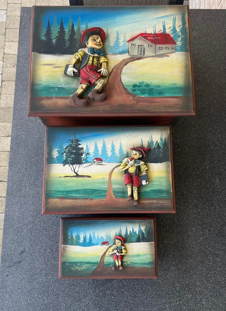 Boîtes estampées Pinocchio, Collections, Disney, Enlèvement ou Envoi, Neuf