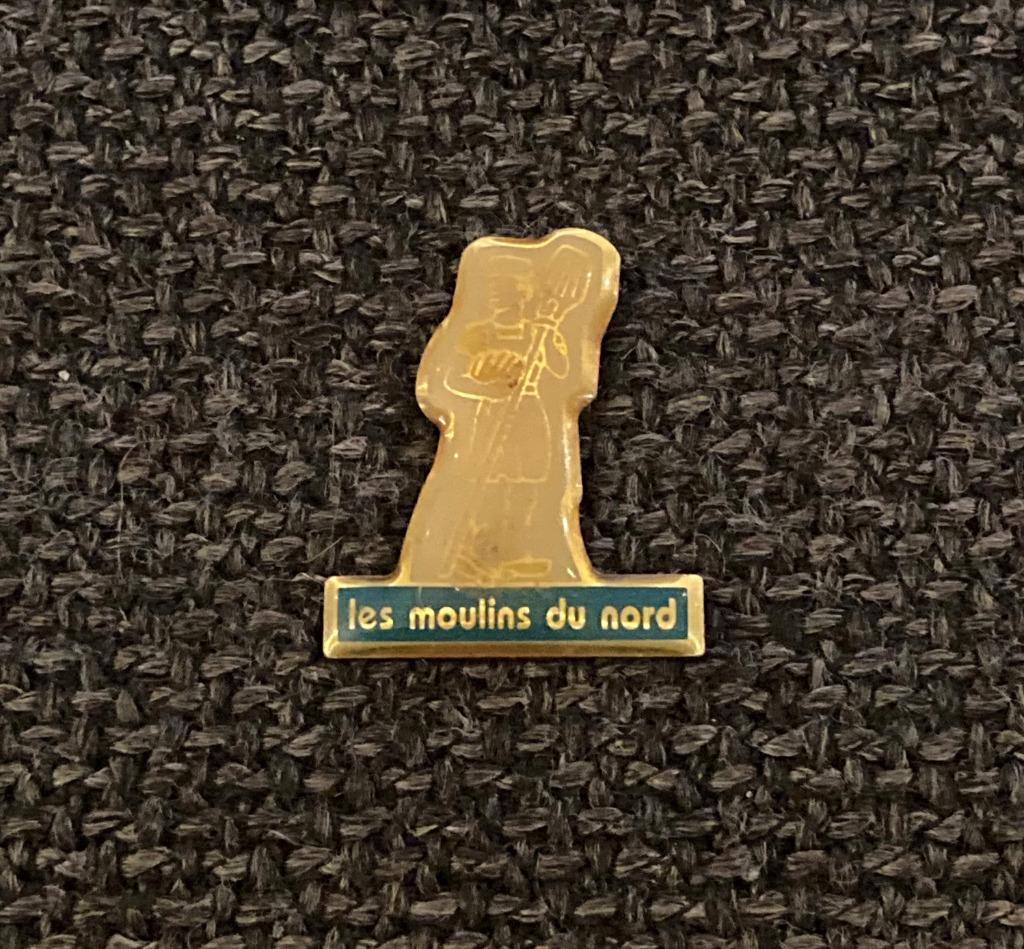PIN - LES MOULINS DU NORD - FRANCE - FRANKRIJK, Envoi, Utilisé, Ville ou Campagne, Insigne ou Pin's