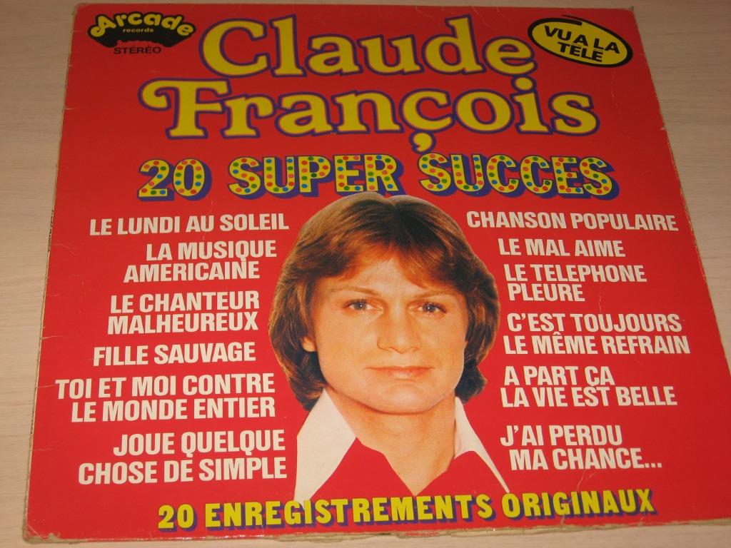 disque vinyl 33 tours Claude François – 20 Super Succès, Enlèvement ou Envoi, Comme neuf
